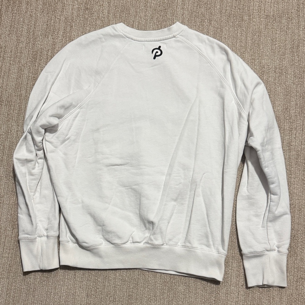 Spiritual Gangster x Peloton Raglan Crewneck Sweater Women’s Size M Pullover - Picture 9 of 9